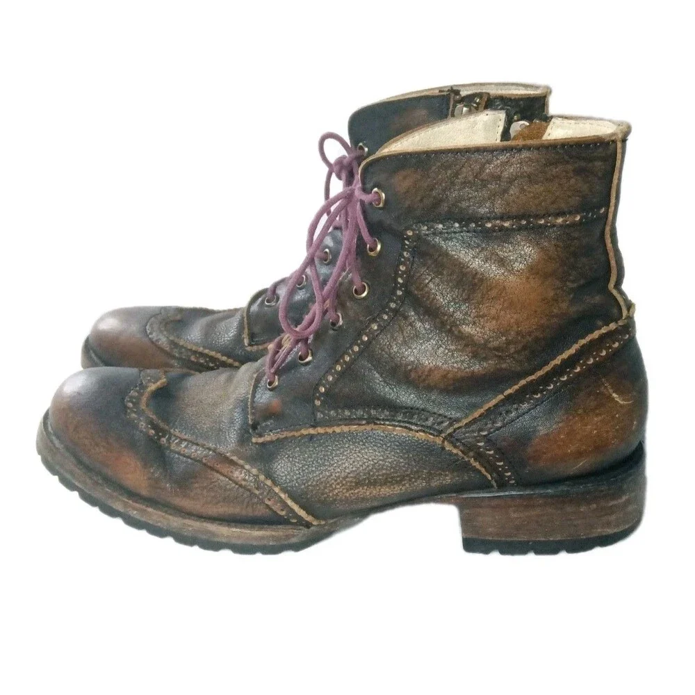 Freebird Oscar Men's Boots Size 10 Rustic Brown